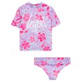 thumbnail image 1 of Hype - Conjunto de Tankini Floral Escritura Niñas (Lila, Rosa, Blanco), 1 of 3