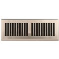 thumbnail image 2 of Accord APFRSNL414 Satin Nickel Finish Plastic Floor Register with Louvered Design for 4" x 14" Duct Opening, 2 of 2