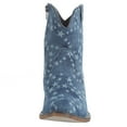 thumbnail image 2 of Roper Women's Stone Wash Denim Western Booties Snip Toe Blue 10 M  US, 2 of 5