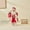 Red/D, variant on LSLJS Christmas Decorations - Santa Claus Standing Figurine Dolls 12" Multistyle & Cute for Home Office Table Xmas Party Ornament Gifts