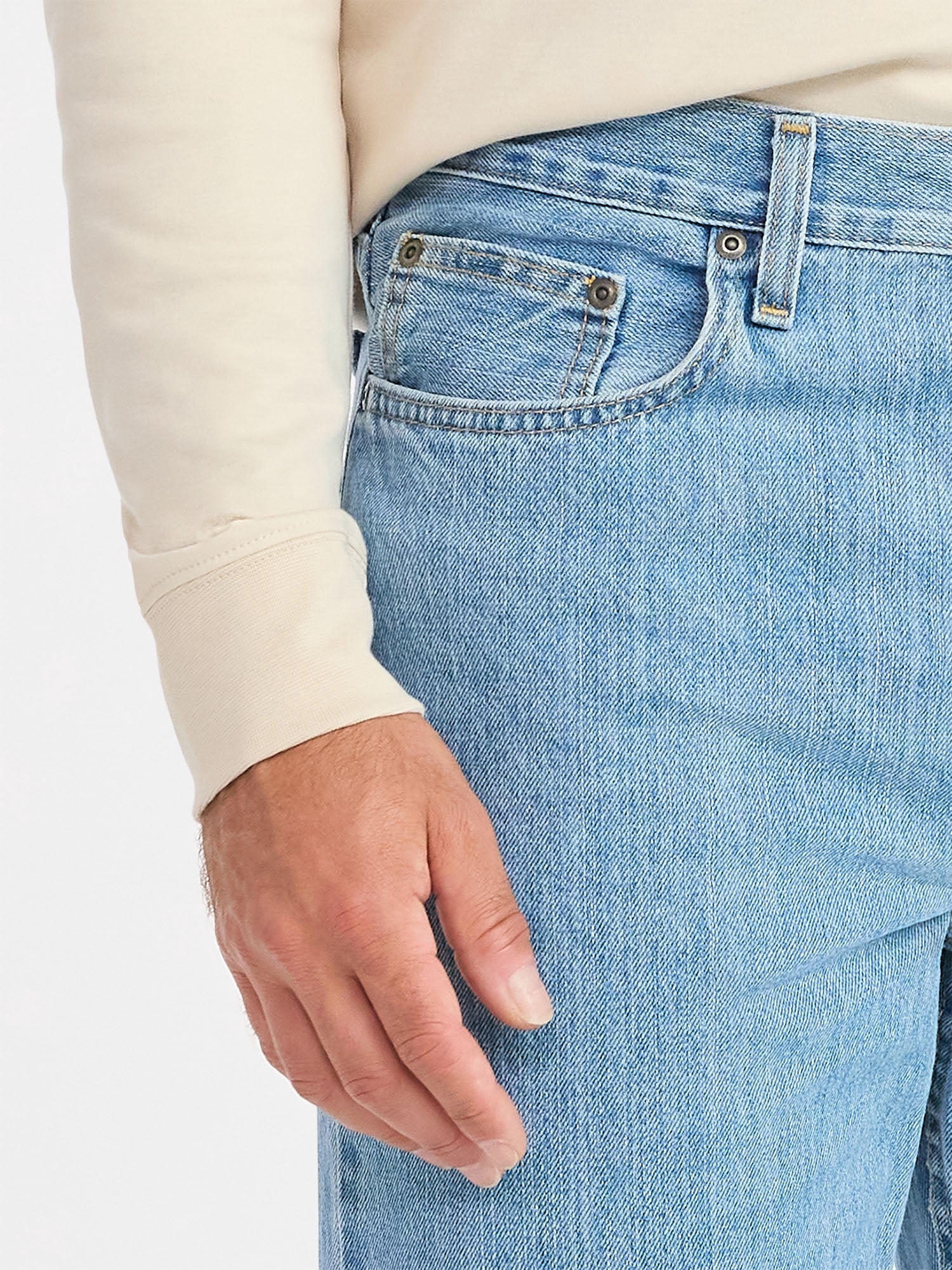 George Men's & Big Men's Relaxed Fit 100% Cotton Jeans, Sizes 28-54