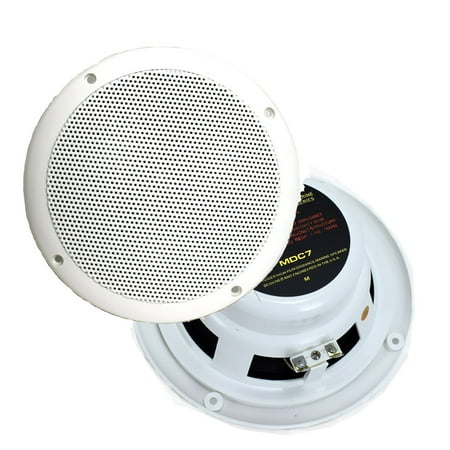 2) New PYRAMID MDC7 6.5" 240W Dual Cone Marine/Boat Outdoor Speakers Waterproof