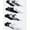 Greys, White & Black, variant on Low Cut Socks, 20-Pack, Women's