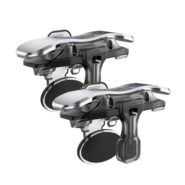 1 par de gatillos para juegos de teléfono controlador móvil PUBG tiradores de botón de Joystick