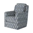 thumbnail image 2 of Southern Motion Diva Wood and Fabric Swivel Glider in Blue/Denim, 2 of 4
