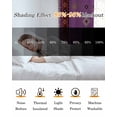 thumbnail image 4 of Purple Boho Black Out Curtains 72 Inch Long, Light Blocking Drapes with Black Liner, Country Abstract Geometric Ethnic Aesthetic Thermal Blackout Curtains for Bedroom Living Room 52"x72" 2 Panels, 4 of 8