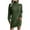 Green, variant on Mock Neck Sweater Dress for Women Solid Color Long Sleeve Knitted Dress for Fall Winter Loose Cable Knit Mini Dress