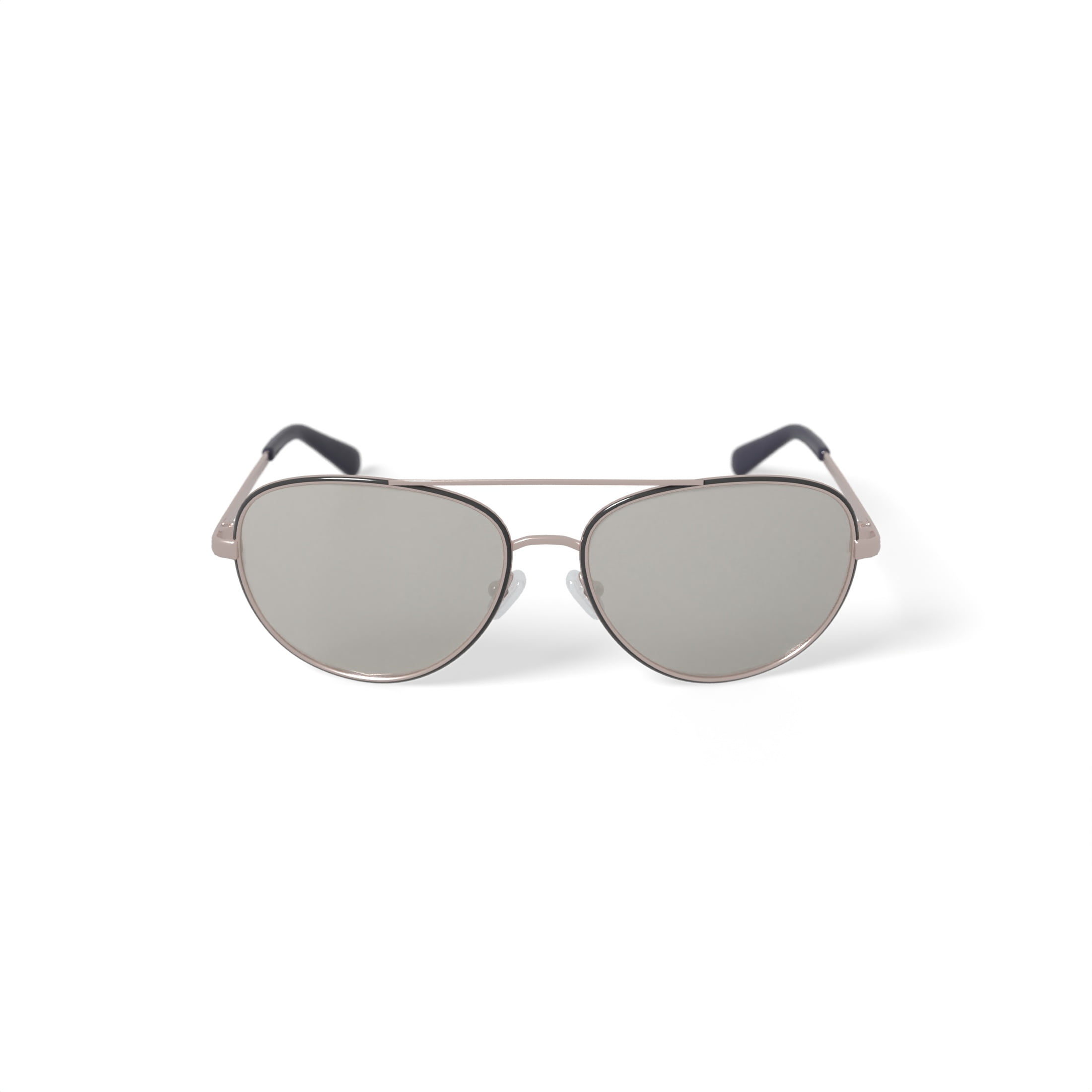 Nautica Women's Rx'able Fashion Sunglasses, NLS6008, Gold, 57-16-135, with Case