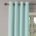 thumbnail image 2 of Ambesonne Aqua Grommet Curtain, Curvy Lines Bubbles Sea, 50" x 72", Sky Blue White, 2 of 6
