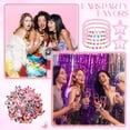 thumbnail image 6 of 134 Pcs Y2K Music Party Favor Set with Friendship Bracelets Sunglasses Hair Accessories and Gift Bags, Pink Retro Celebration Supplies for Women,  Kpop Decorations for Birthday and Music Gatherings, 6 of 7