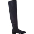 thumbnail image 2 of Vince Camuto Women's Shoes Hailie Suede Almond Toe Over Knee Fashion Boots, 2 of 5
