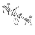 thumbnail image 4 of Knee Lifter Complete #18083 Genuine for Consew 206RB Sewing Machine, 4 of 4