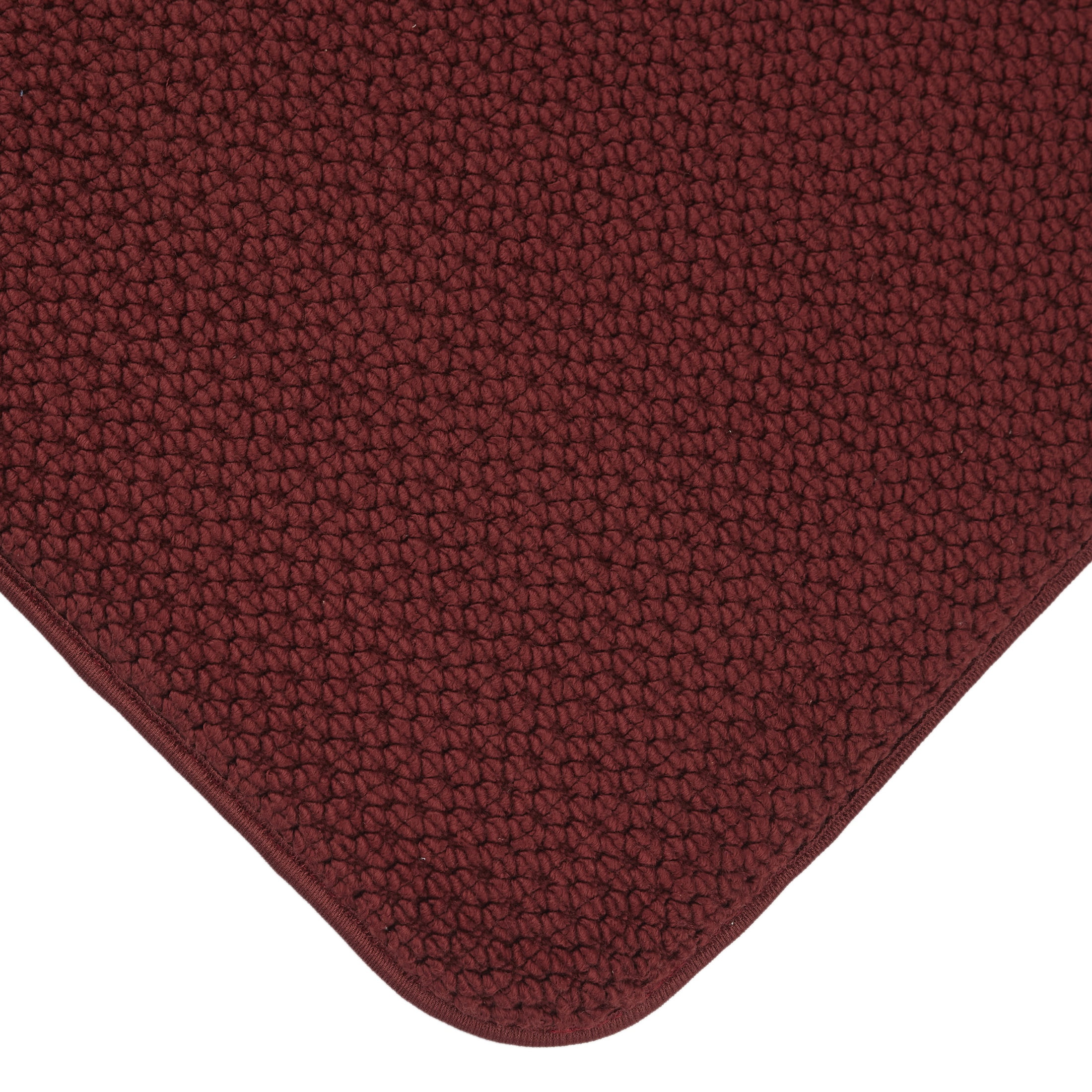 Better Homes & Gardens Signature Soft Cotton Memory Foam Bath Rug, Deep Redwood, 20" x 34"