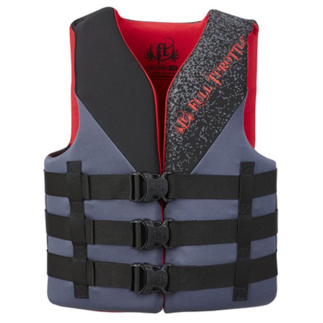 FULL THROTTLE 142000-700-050-19 FULL THROTTLE ADULT LIFE JACKET RAPID-DRY L-XL-BLACK