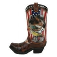 thumbnail image 5 of Western USA Flag Horseshoe Southwest Feathers And Horse Cowboy Boot Money Bank, 5 of 9