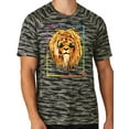 thumbnail image 1 of Mens Sunglasses Rasta Lion Rastafarian Moisture-Wicking Camo Tee Shirt, Small True Navy, 1 of 5