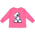 thumbnail image 3 of Inktastic Old English Sheepdog Boys or Girls Long Sleeve Toddler T-Shirt, 3 of 5