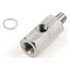 thumbnail image 1 of Scienceny Adaptador de Sensor de presión de aceite automático de acero inoxidable reemplazo portátil BSPT actualización reparación conector Vehículos, repuestos y accesorios Mis, 1 of 6