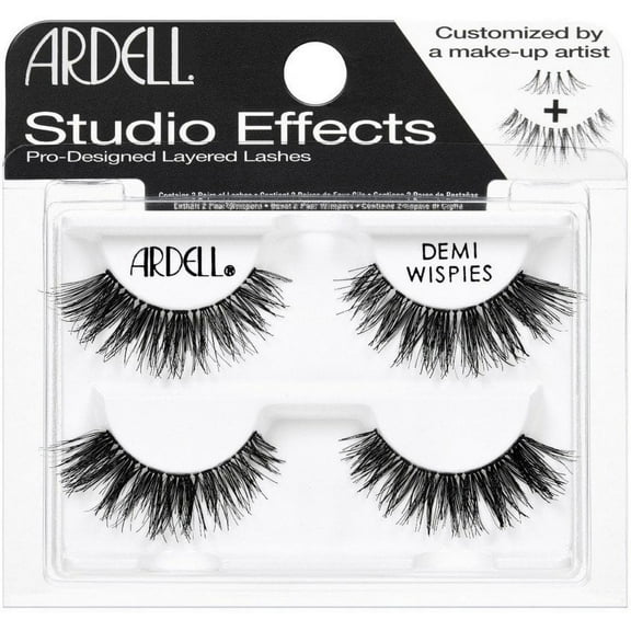 Ardell Eyelash Twin Pack Natural Studio Effects Demi Wispies #67514