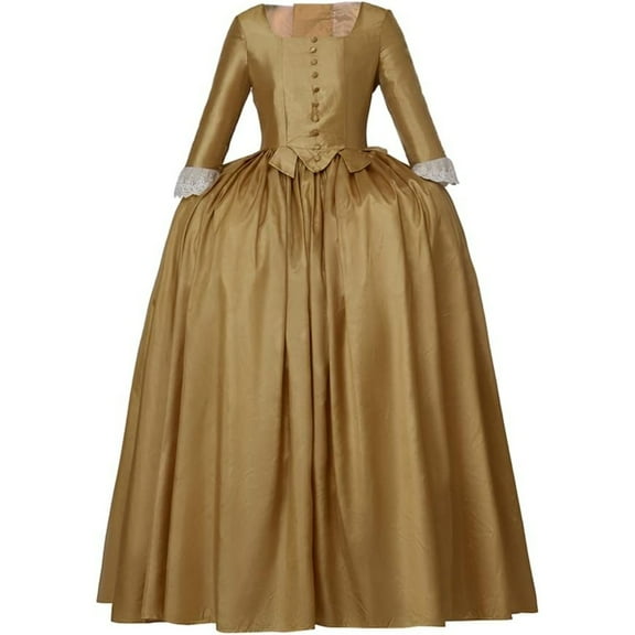 Women's Hamilton Elizabeth Schuyler Dress Gown Musical Hamilton Dress