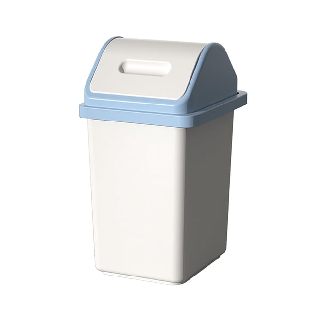 Yhmxh Organizadores y almacenamiento Cubo de basura nuevo para el hogar, inodoro con tapa, cocina, dormitorio, sala de estar, con tapa, cesta de papel grande abatible. Almacenamiento de ducha