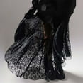 thumbnail image 2 of Wdgfv Women's Floral Lace Sheer Skirt High Waisted A Line Midi Skirts Beach Cover-ups Mesh Streetwear Skirts, 2 of 6