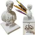 thumbnail image 4 of Nuevo Soporte para Bolígrafo Con Forma Personaje Creativo Caesar Soporte para Bolígrafo Adornos Almacenamiento Soporte para Bolígrafo Escritorio (A), 4 of 9