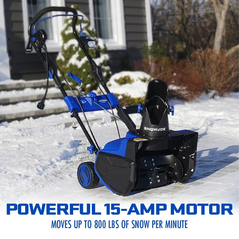 Snow Joe 21-inch Corded Electric Snow Blower, 15-Amp, Single-Stage