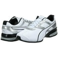 thumbnail image 1 of PUMA Men's Tazon 6 FM Puma White/ Puma Silver Running Shoe - 11 D(M) US, 1 of 4