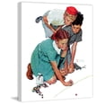 thumbnail image 2 of Marmont Hill "Marbles Champ" by Norman Rockwell Painting Print on Canvas, 2 of 5