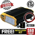 thumbnail image 3 of KRIEGER KR1100 12V/110VAC 1100-Watt Continuous 6000-Watt Surge Power Inverter, 3 of 7