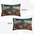 thumbnail image 2 of Sikiie Astronaut Flower Field Print Plush Pillow Cover, Wrinkle-proof and Stain-resistant Pillow Protector without Pillow Core, Home Decoration-20"x30", 2 of 6