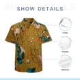 thumbnail image 7 of High Quality Hawaiian Shirts for Men Short Sleeve Aloha Beach Shirt Floral Summer Casual Button Down Shirts Blouses QSMGXS, 7 of 7