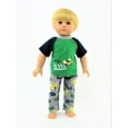 thumbnail image 2 of Boy’s Racecar 3 Pc Pajamas For 18 inch dolls, 2 of 2
