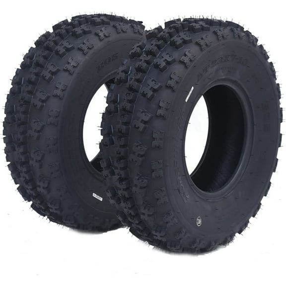 M optimized 20x10-9 ATV Tires, 6PR All Terrain 20x10-9 TL ATV UTV Trail Sand Mud Off-Road Tires, Tubeless, Set of 2, Black