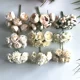 thumbnail image 2 of Lote de 6/10/12/70/90 piezas de bayas de estambre de cereza con flores de marfil híbridas, caja de regalo para tarta de boda y Navidad, decoración de coronas, 2 of 5