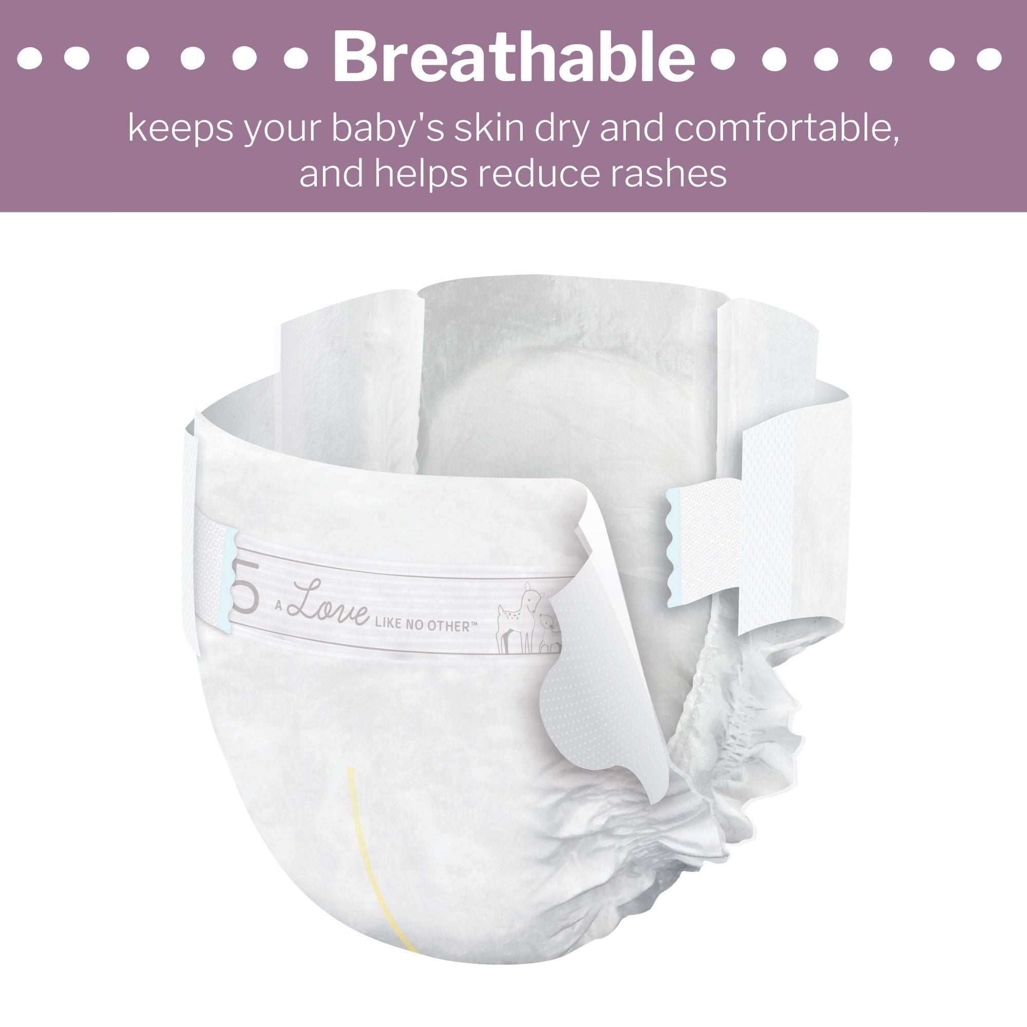 Bambo Nature Dream Baby Diapers - Disposable, Eco-Friendly - Size 5, 27-40 lbs, 25 Count, 6 Packs, 150 Total