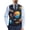 Galaxy Planet Space, variant on Skull Moon Rose Men's Casual Business Vests Slim Fit Gothic Button Waistcoat Vest Sleeveless Blazers Vest Jacket for Wedding or Work