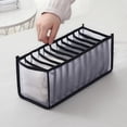 thumbnail image 3 of Muellery Drawer Ties Underwear Socks Organizer Storage Clothes Dividers 11 Cell Black TPAC109351, 3 of 8