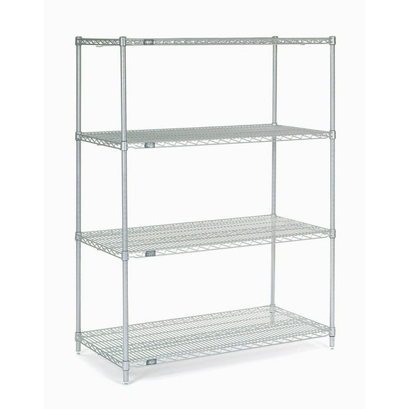 Global Industrial 30486C Nexel Chrome Wire Shelving, 48 x 30 x 63 in.