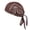 Coffee, variant on Adult Cotton Biker Skull Cap Motorcycle Bandana Head Wrap Du Doo Do Rag Cool