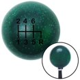 thumbnail image 1 of American Shifter  Black Shift Pattern 23n Green Metal Flake Shift Knob with M16 x 1.5 Insert Shifter, 1 of 1