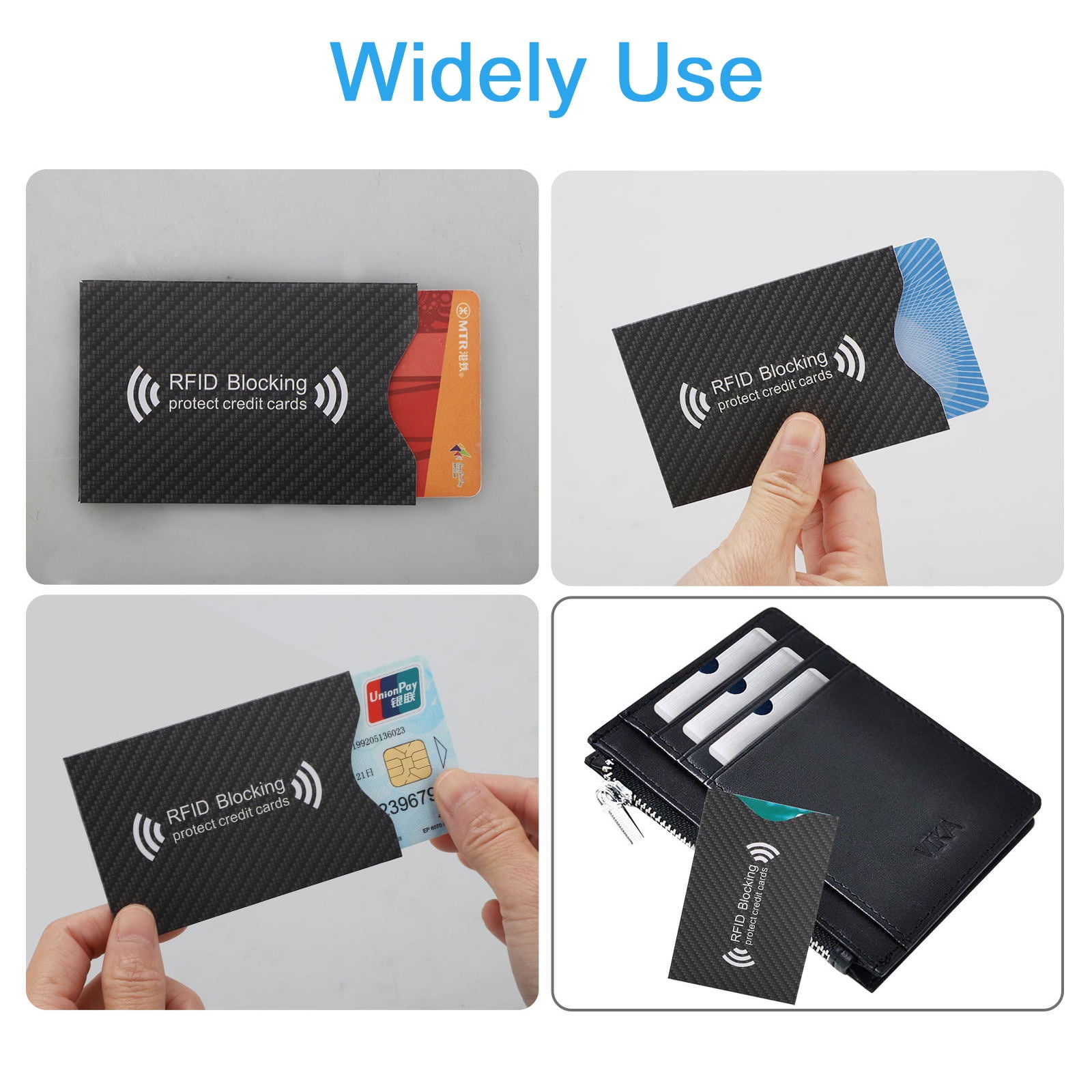 Card Holder RFID Blocker Blocking Sleeve Protect Case Cover