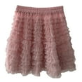 thumbnail image 3 of Women Dress PinkTutu Dress for Women Mesh Skirt Fluffy Skirts Irregular Adults Tutus, 3 of 7