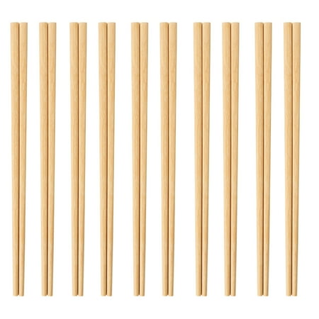 

WZF Food Chopsticks 10 Pairs Kitchenware Non-slip Durable Japanese Food Sushi Chopsticks