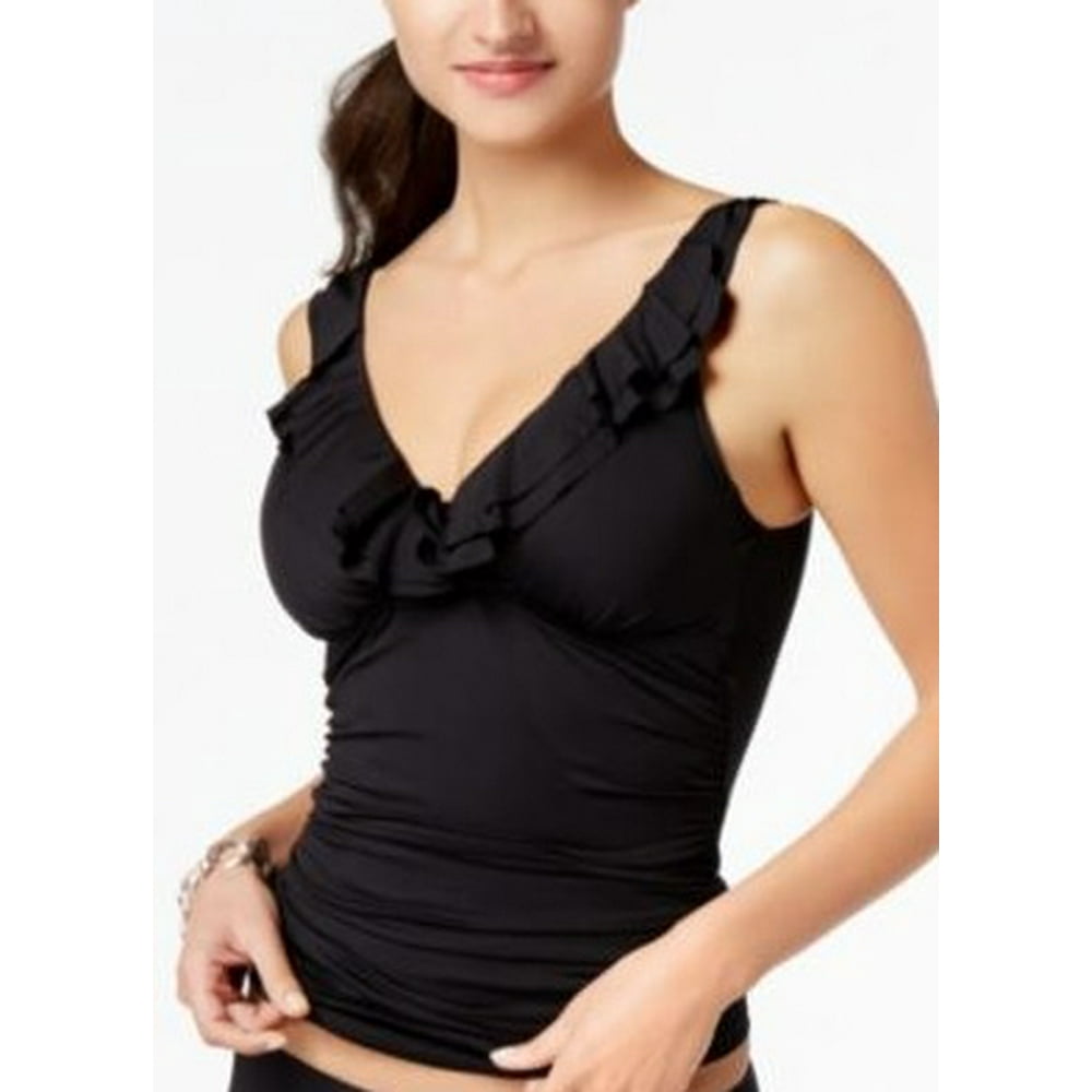 Lauren Ralph Lauren Lauren Ralph Lauren BLACK Underwire Ruffled