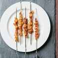 thumbnail image 3 of Ensemble de 10 Brochettes Longues en Acier Inoxydable pour Barbecue avec Poignée, Brochettes Réutilisables pour Camping en Plein Air, 3 of 9