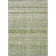 thumbnail image 2 of HomeRoots 605685 9 x 12 ft. Artichoke Green & Beige Striped Washable Indoor & Outdoor Rectangle Area Rug, 2 of 5