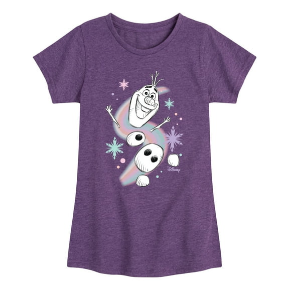 Frozen 2 - Stay Colorful - Toddler And Youth Girls Short Sleeve Graphic T-Shirt