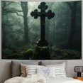 thumbnail image 2 of Orinice Fog Tapestry Wall Hanging Unique Style for Home Decor, Graphic Art for Living Room Bedroom Apartment Farmhouse Dorm, Pack of 1 60x50inch, 2 of 6